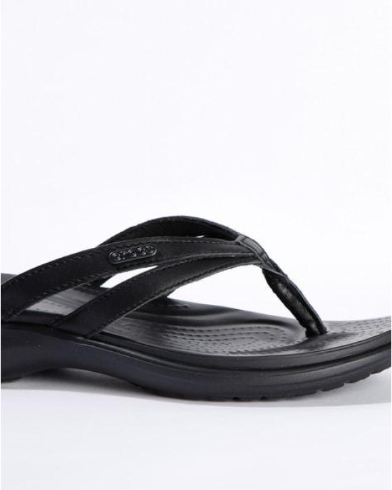 Crocs Slipper, Black Strappy Flip-Flops