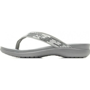 Crocs Slipper, Gray Strappy Flip-Flops