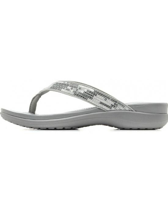 Crocs Slipper, Gray Strappy Flip-Flops