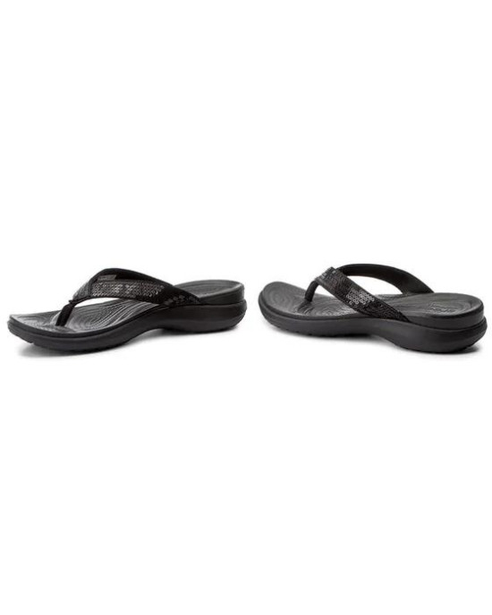 Crocs Slipper, Black Strappy Flip-Flops