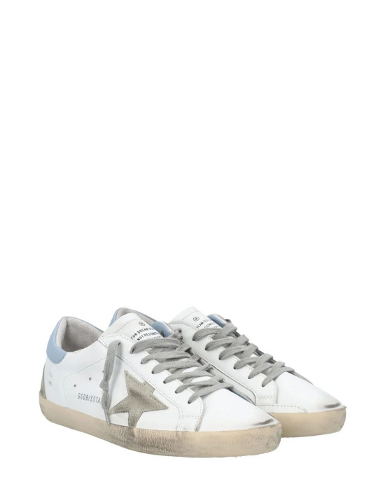 GOLDEN GOOSE Shoes, Super Star White Ice Blue (Women's)