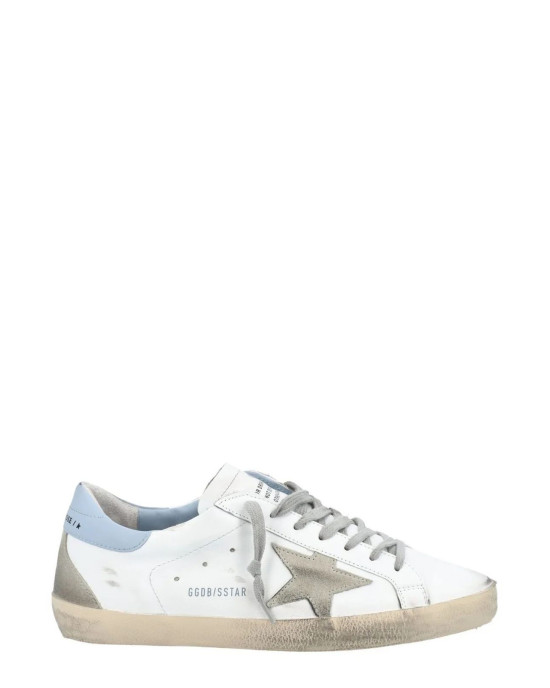 GOLDEN GOOSE Shoes, Super Star White Ice Blue (Women's)