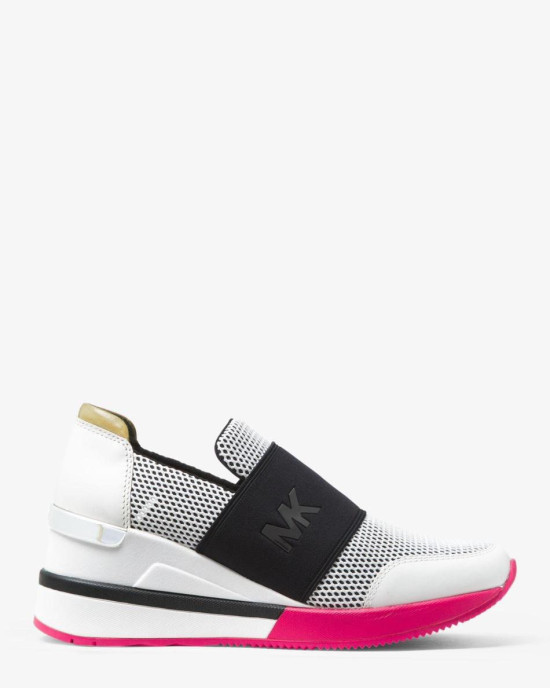 MICHAEL KORS Shoes, Felix Scuba and Leather Trainer Sneakers