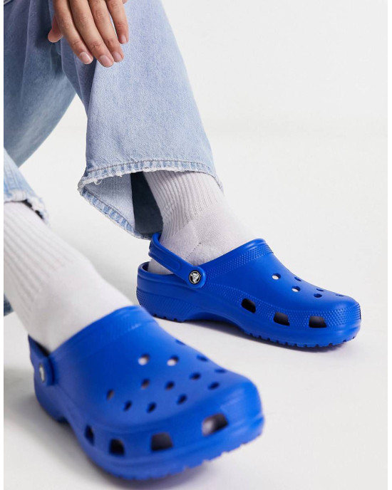 Crocs Clog/Shoes,- Blue Comfort Classic Clogs